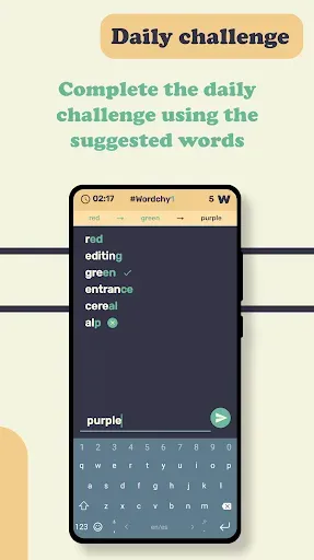 Скриншот 2 — Word Chain Reaction. Wordchy