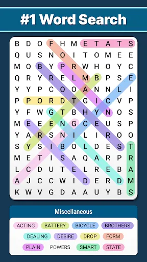 Скриншот 1 — Word Search: Word Find