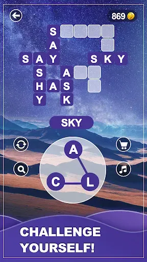 Скриншот 5 — Word Calm - Scape puzzle game