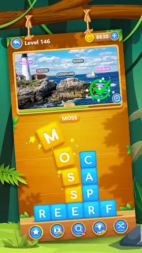 Скриншот 4 — Word Swipe Pic - Brain Game