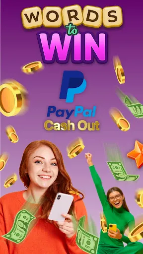 Скриншот 1 — Words to Win: Real Money Games