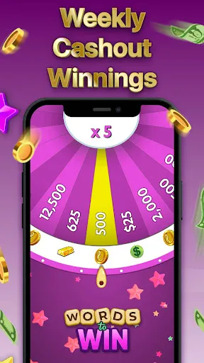Скриншот 3 — Words to Win: Real Money Games