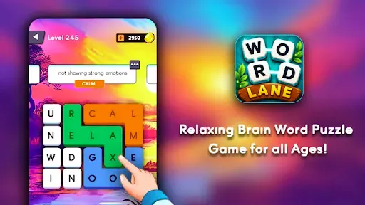 Скриншот 1 — Word Lane: Crossword & Search