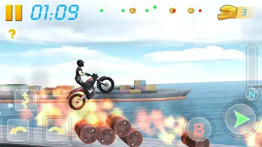 Скриншот 4 — Велосипедная Гонка 3Д - Bike