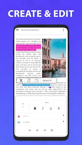 Скриншот 3 — Office Reader - Docx reader
