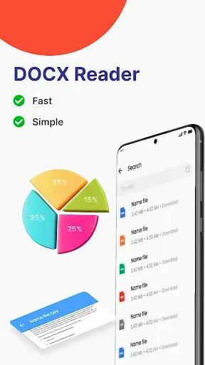 Скриншот 1 — Office Word Reader Docx Editor