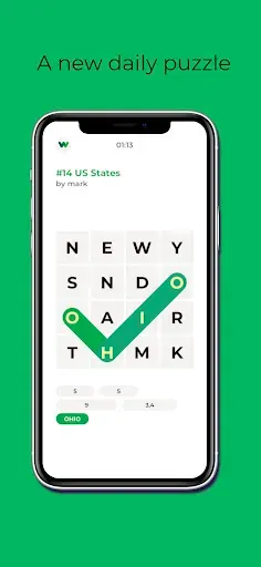 Скриншот 1 — Word Salad: a daily puzzle