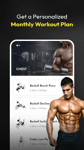 Скриншот 7 — Gym Workout & Diet Plan–30 Day