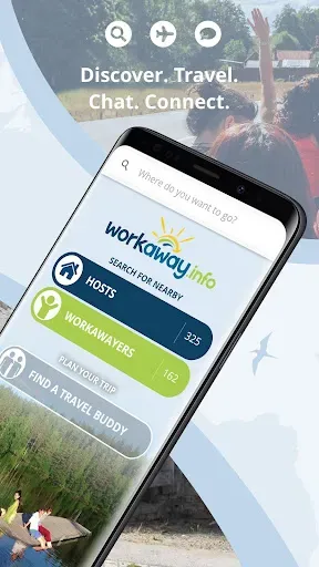 Скриншот 2 — Workaway App for Travellers