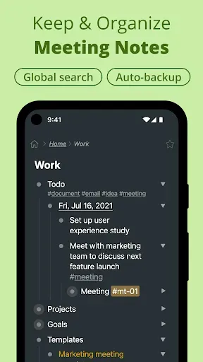 Скриншот 5 — Workflowy |Note, List, Outline