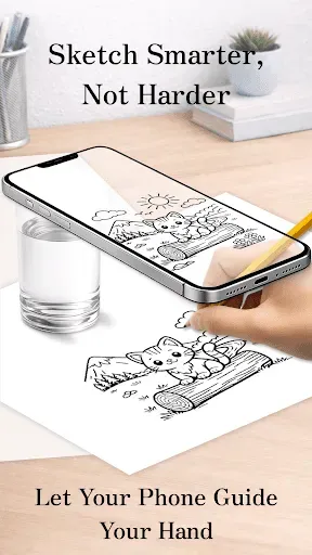 Скриншот 1 — Learn To Draw : Trace & Sketch