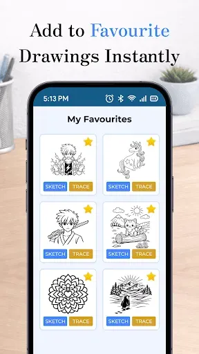 Скриншот 5 — Learn To Draw : Trace & Sketch
