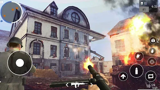 Скриншот 1 — World War 2 Shooter оффлайн