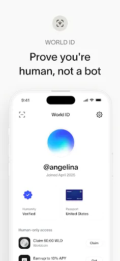Скриншот 2 — World App - Real Human Network