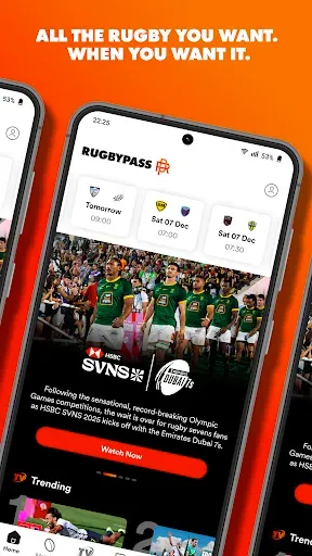 Скриншот 1 — RugbyPass – Live Scores & News