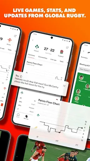 Скриншот 2 — RugbyPass – Live Scores & News