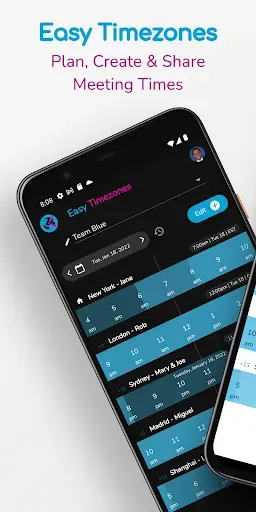Скриншот 1 — Easy Timezones – Конвертер