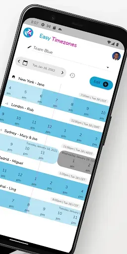 Скриншот 2 — Easy Timezones – Конвертер
