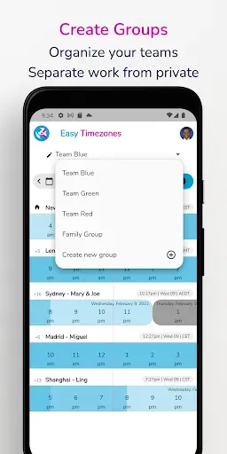 Скриншот 3 — Easy Timezones – Конвертер