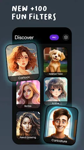 Скриншот 1 — фоторедактор Cartoon Yourself