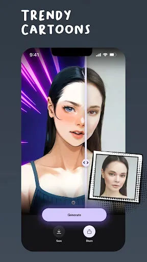 Скриншот 5 — фоторедактор Cartoon Yourself