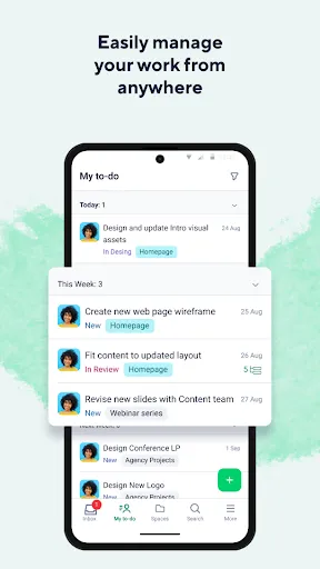 Скриншот 1 — Wrike — управление проектами