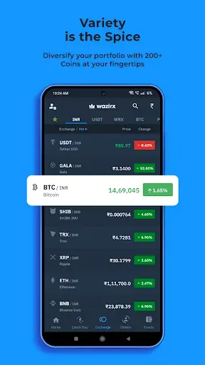 Скриншот 3 — WazirX: Buy Bitcoin & Crypto