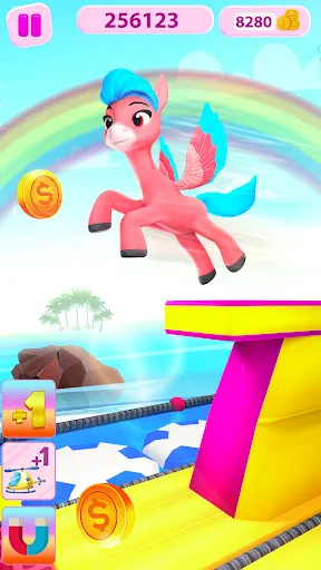 Скриншот 4 — Unicorn Fun: Endless Run Game