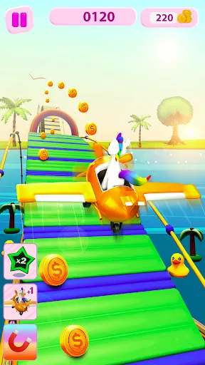 Скриншот 6 — Unicorn Fun: Endless Run Game
