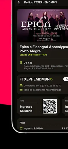 Скриншот 3 — FasTix - Meus Ingressos