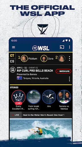 Скриншот 1 — World Surf League
