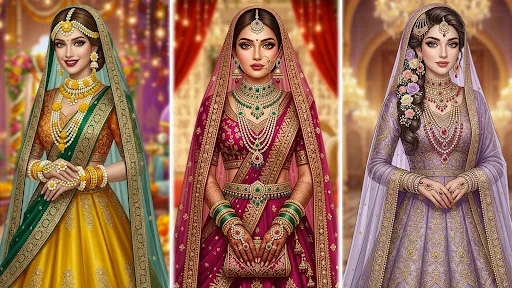 Скриншот 5 — Bridal Makeup Wedding Dress up