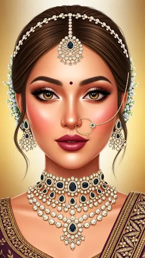 Скриншот 7 — Bridal Makeup Wedding Dress up