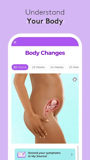 Скриншот 2 — Pregnancy Tracker & Baby App