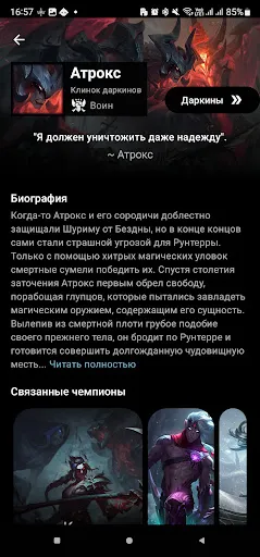 Скриншот 4 — Про билды для LoL & Wild Rift