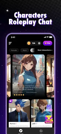 Скриншот 1 — Character.Me: AI Roleplay Chat