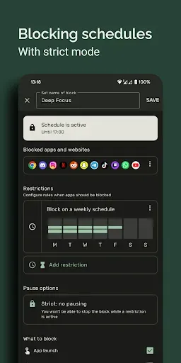 Скриншот 4 — Block - App & Site Blocker