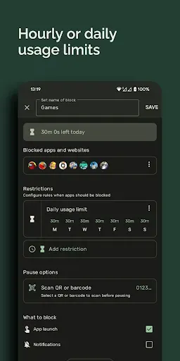 Скриншот 5 — Block - App & Site Blocker
