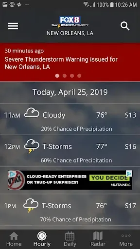 Скриншот 2 — FOX 8 Weather