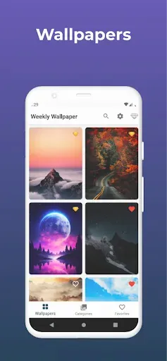 Скриншот 1 — Weekly Wallpaper