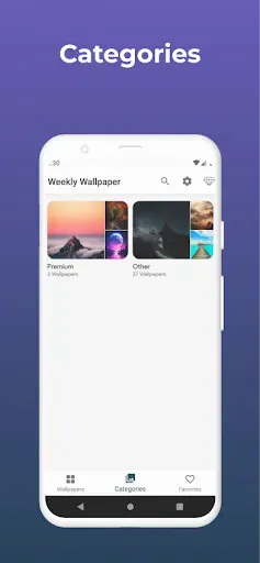 Скриншот 2 — Weekly Wallpaper