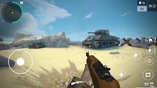 Скриншот 1 — World War 2 Blitz war games