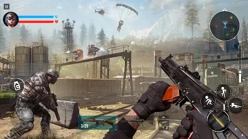 Скриншот 1 — Call of Warfare FPS War Game