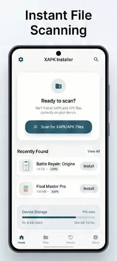 Скриншот 1 — XAPK Installer - APK Install