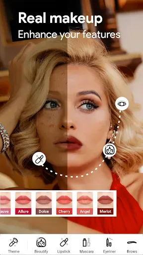 Скриншот 1 — Beauty Camera Selfie Makeup
