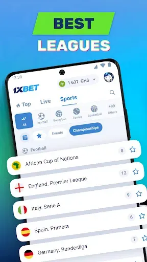 Скриншот 2 — 1xBet: Sport Betting & Casino