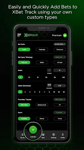 Скриншот 2 — XBet Track Sports Bet Tracker
