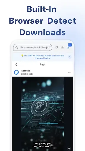 Скриншот 6 — 9xbuddy: Загрузка видео