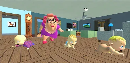 Скриншот 1 — Rainbow Prank: Hide Daddy
