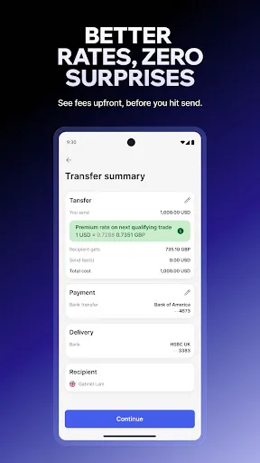 Скриншот 2 — Xe Money Transfer & Converter